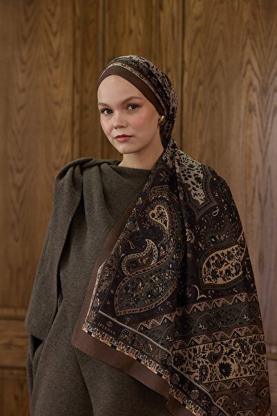 İpekhan Winter Bloom Soft Shawl