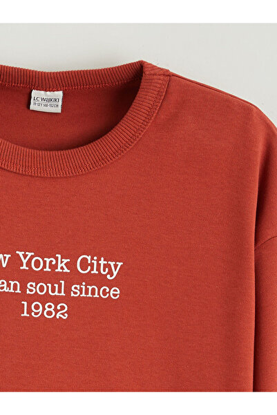 LC Waikiki New Season Crew Neck Printed Boys' T-Shirt