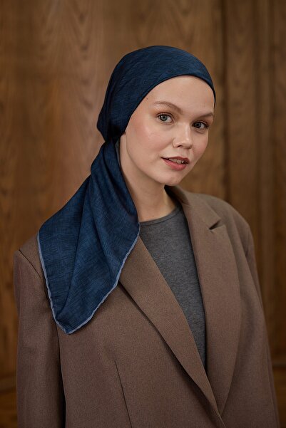 İpekhan Winter Bloom Soft Scarf Bitter Brown