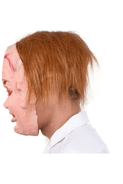 HarmonyAura Chaki Mask Brown Haired Latex Meat Chucky Chaki Mask