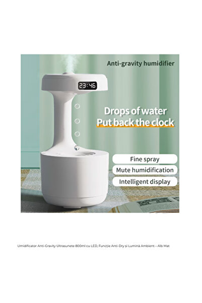 OEM Anti-Gravity Humidifier with Ultrasonic Technology – 800ml, Essential Oil Diffuser