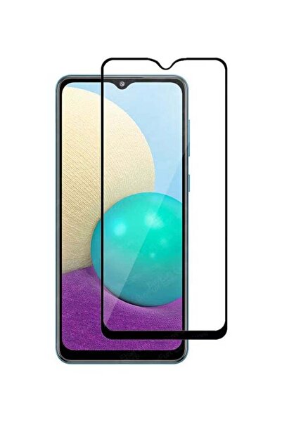 no markte واقي شاشة زجاجي مقوى 5D لهاتف Samsung Galaxy A02s - تغطية كاملة، شف...