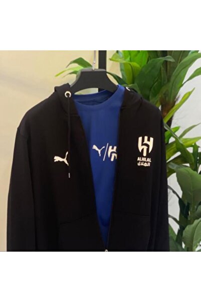 aryna Cotton winter hoodie with Al Hilal club logo