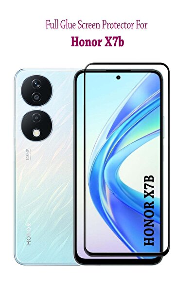 no markte واقي شاشة من الزجاج المقوى لهاتف Honor X7b - أسود