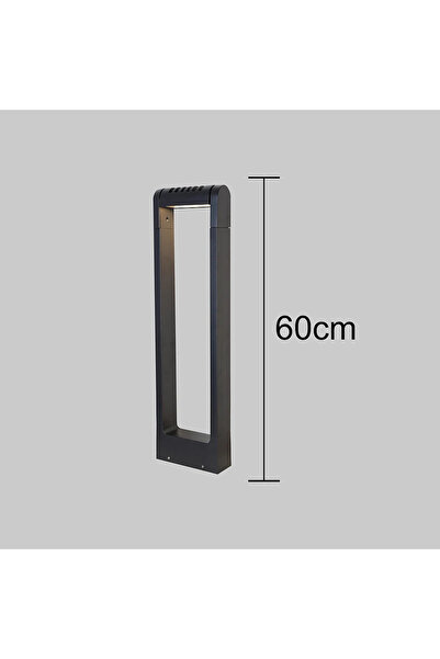 HAMER 60cm long black wall spotlight with yellow light.