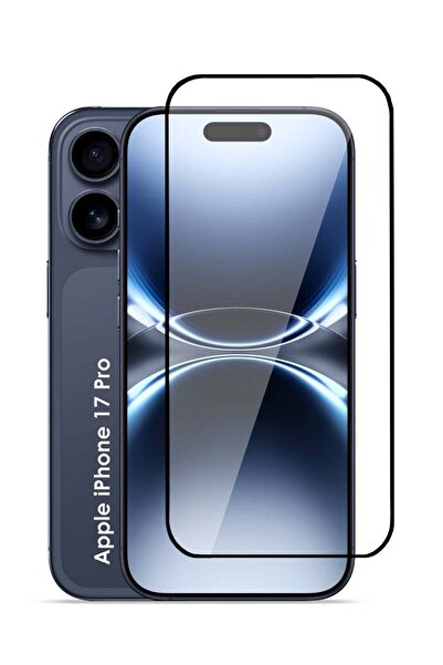 no markte واقي شاشة زجاجي مقوى فاخر بتغطية كاملة لهاتف iPhone 17 Pro - شفافية...