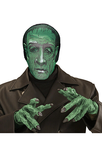 HarmonyAura Full-Fit Cloth Frankenstein Mask - Stretch Horror Mask - 3D Printed Mask Mod