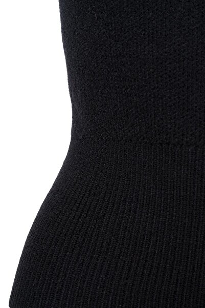FACETTE Polo Neck Sweater Black