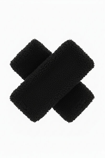 KAŞIKBEY Women's Wristband Winter Cut-Out Finger 1 Pair Thermal Warmer Flexible Women's Plush Fleece Wrist Warmer