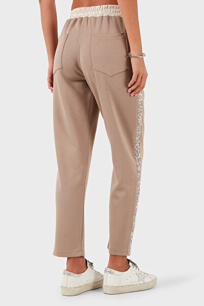 Via Dante Штани з розслабленим кроєм, прямим низом і деталями з паєтками ШТАНИ 69143450