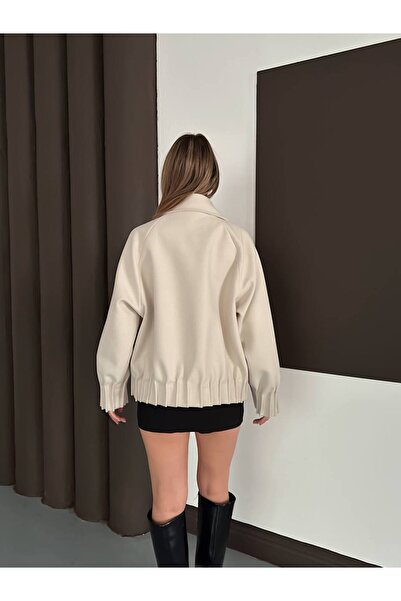 MAXXANA Drawstring Detail Trench Coat