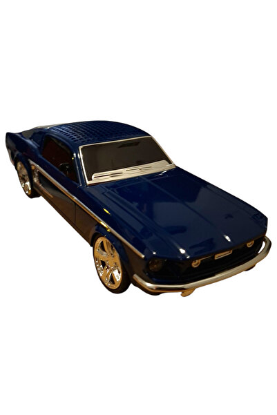 Vision XXI Masina Ford Mustang 1967 Fastback, RadioFM, Boxa 10W, Cablu USB, Bluetooth Wireless,25 cm, bleau