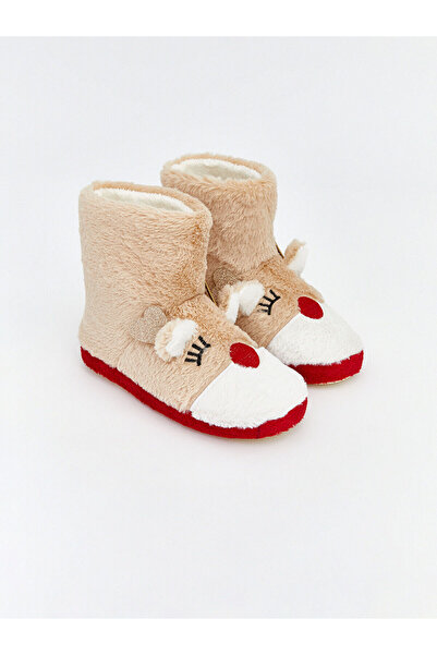 LC Waikiki LCW STEPS Geyik Figürlü Kadın Pelüş Ev Botu