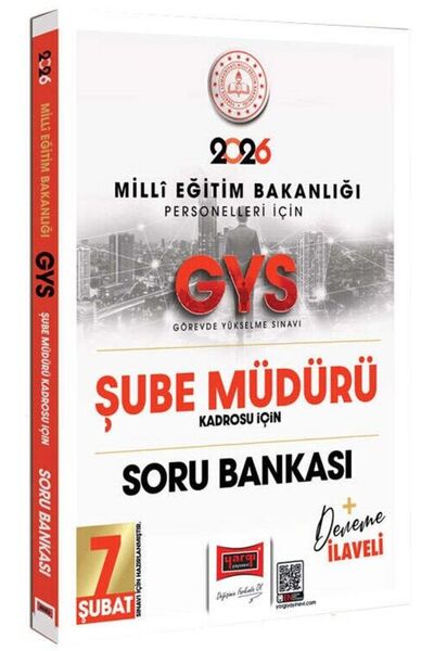 Yargı Yayınları Yargı 2026 GYS MEB Milli Eğitim Bakanlığı Şube Müdürü Soru Bankası Görevde Yükselme