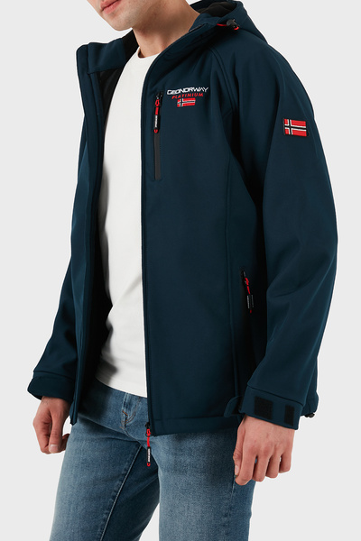 Norway Geographical Regular Fit Logolu ψηλός λαιμός με κουκούλα Παλτό Ανδρικό ΠΑΛΤΟ TAKITO