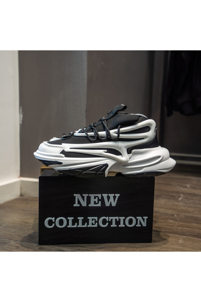 DCF68 ADIDAS MEN'S SNEAKERS BLACK-WHITE ABBM3(063)