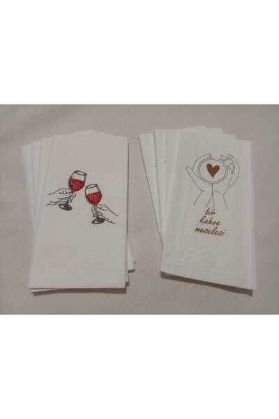 ART HEDİYE مناديل نادرة تتحدث عن 20 قطعة، وعبارة 'مشروب واحد' تشير إلى 20 قطع...