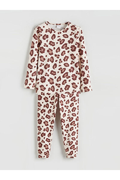 LC Waikiki Πιτζάμες για κορίτσια με σχέδιο λεοπάρ