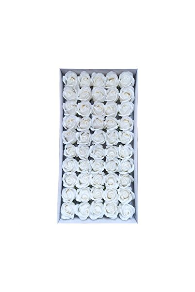 OEM Set of 50 soap roses, white, Promerco®