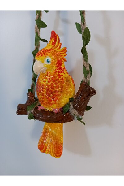 escoines koleksiyon Escoines Dekoratif Sallanan Kuş Duvar ve Bahçe Süsü Kuş B...