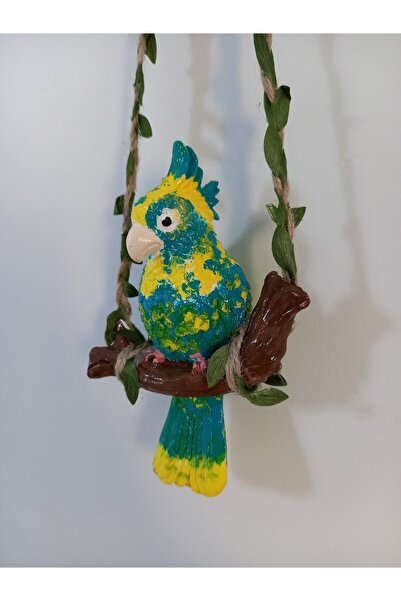 escoines koleksiyon Escoines Dekoratif Sallanan Kuş Duvar ve Bahçe Süsü Kuş B...