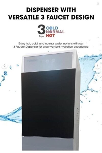 TURBO Turbo 2-in-1 Water Dispenser with Bottom Refrigerator – Hot/Cold/Normal. TURBO… The Choice You Build Confidence.