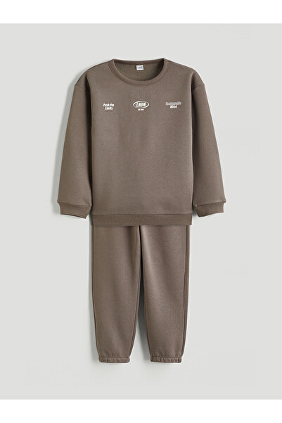 LC Waikiki New Season Crew Neck Boys' Tracksuit Set