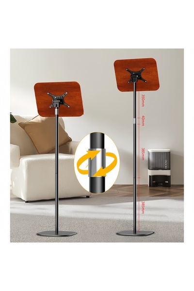 Shangxing Adjustable reading stand, foldable stand with clip, 1.3-meter high lectern