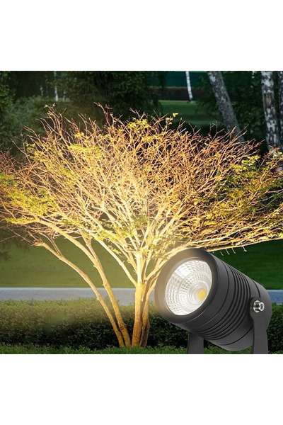 HAMER كشاف حديقة غرس متحرك لون الانارة اصفر 15 واط توفل