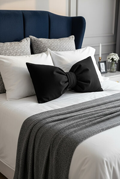 canbow Bowknot Appearance XXL Throw Pillow Decorative Fabric Pillow with Inner Filling Bowknot Throw Pillow