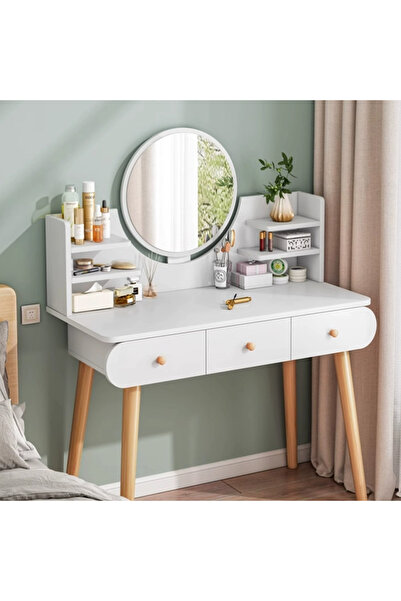 sharpdo Modern Simple Dresser Vanity Table With Drawer 100*40*121cm