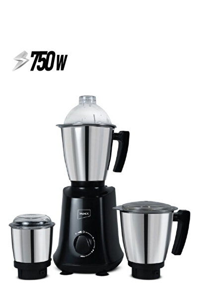 İMPEX BL390 3 in 1 Mixer Grinder 750W Heavy SS Jars ABS Body Copper Bushes 3 Speed Pulse 2Y Warranty