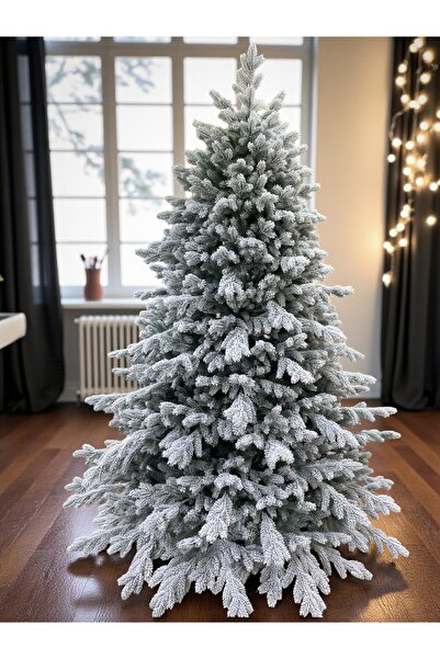 ChristmasExpress Artificial fir tree ELIT with snow, 210cm, 100% molded branches