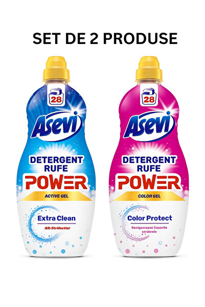 ASEVI Set 2 x Detergent 1.4l Power Mix 2x28 spalari