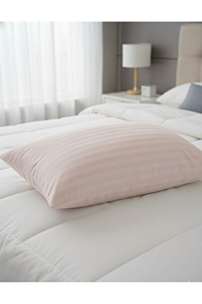 Alpateks Home غطاء وسادة من الساتان المخطط مقاس 50 × 70 سم، عبوة من قطعتين