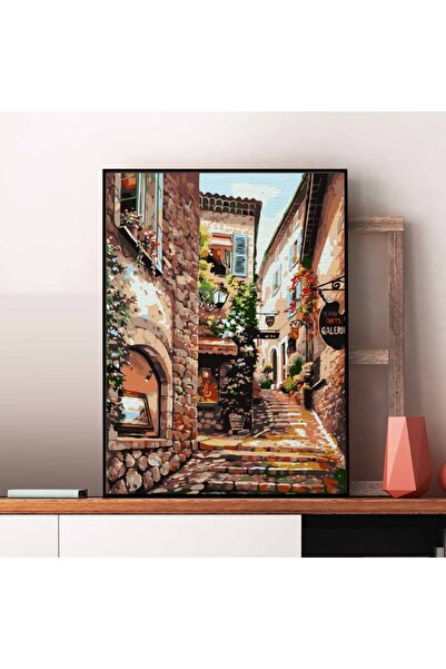 Pictorul Fericit Italian Streets - Pictură pe numere