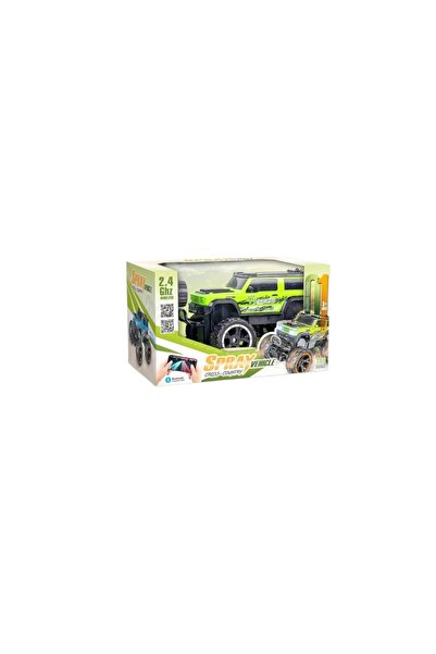 Toysea 2.4G RC Spray Car with LED, USB Charging, Off-Road 5-Function Rechargeable Drift Vehicle for Kids