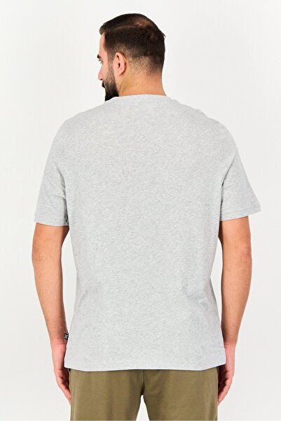 Puma Men Sportswear Fit Short Sleeve Outdoor T-Shirt, Heather Grey