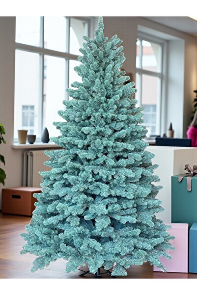 ChristmasExpress Artificial fir tree ELIT NOBIL blue, 210cm, 100% molded branches