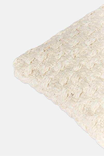 Catherine Malandrino Textured Cushion, Cream