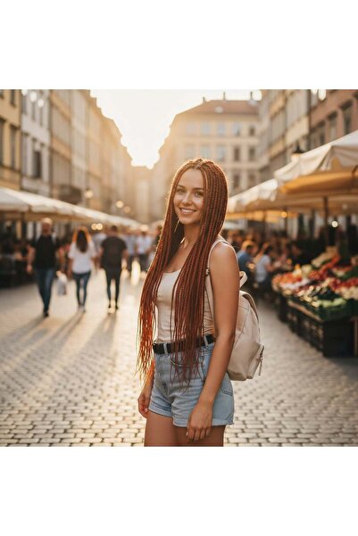 BilfolD سن/النحاس الأحمر لضفائر الشعر الأفريقية والرستا