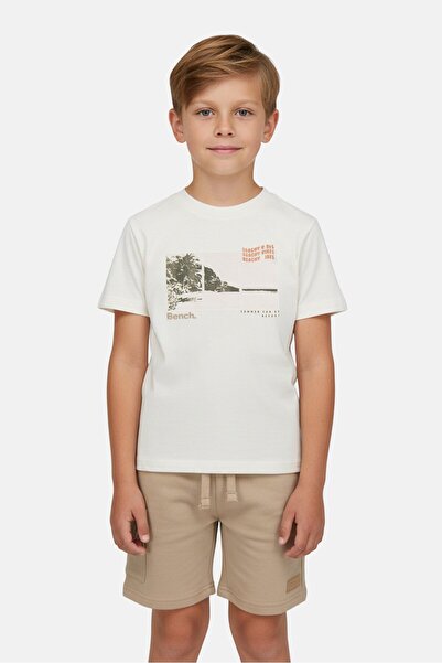 BENCH Kids Boy 4 Pieces Graphic Print Top And Bottom Set, Multicolor