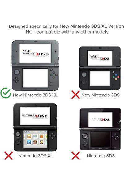 eWINNER New 3DS XL Ultra Clear Crystal Hard Shell Protective Case