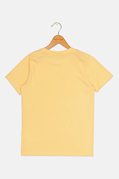 Puma Kids Boy Graphic Print Short Sleeve Outdoor T-Shirt, Orange