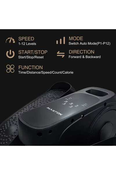 MASTON MST-K50 Under Desk Elliptical Machine | Electric Pedal Exerciser with Auto & Manual Modes, LCD Display, Home & Office Fitness