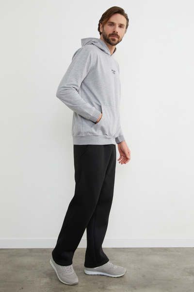 Fulla Moda Φούτερ με κουκούλα με στάμπα με κείμενο Mountain Range