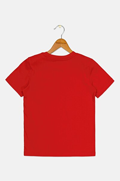 Puma Kids Boy Sportswear Fit Short Sleeve Outdoor T-Shirt, Red