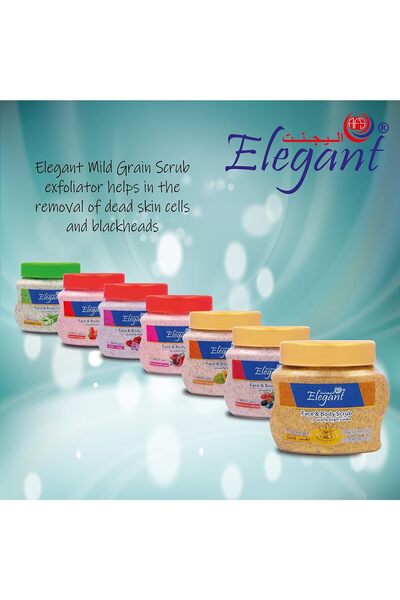 AFS Elegant Elegant Fresh Papaya Face & Body Scrub - 500 ML Twin Pack