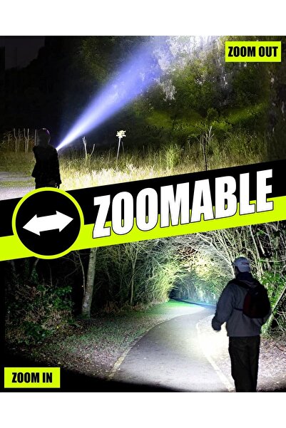 Generic Rechargeable LED Flashlights,Super Bright Zoomable Flashlight Waterproof Outdoor Camping Torch Light