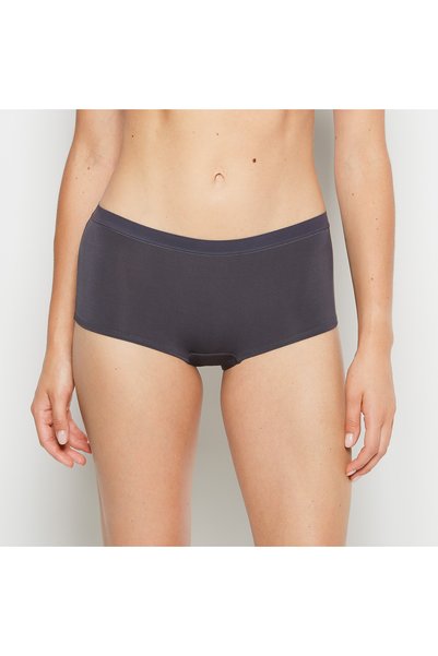 La senza Boyshort Panty With Vanishing Trim in Ebony